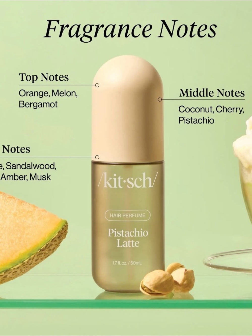 Kitsch Pistachio Latte Hair Perfume - Picture 2 of 3